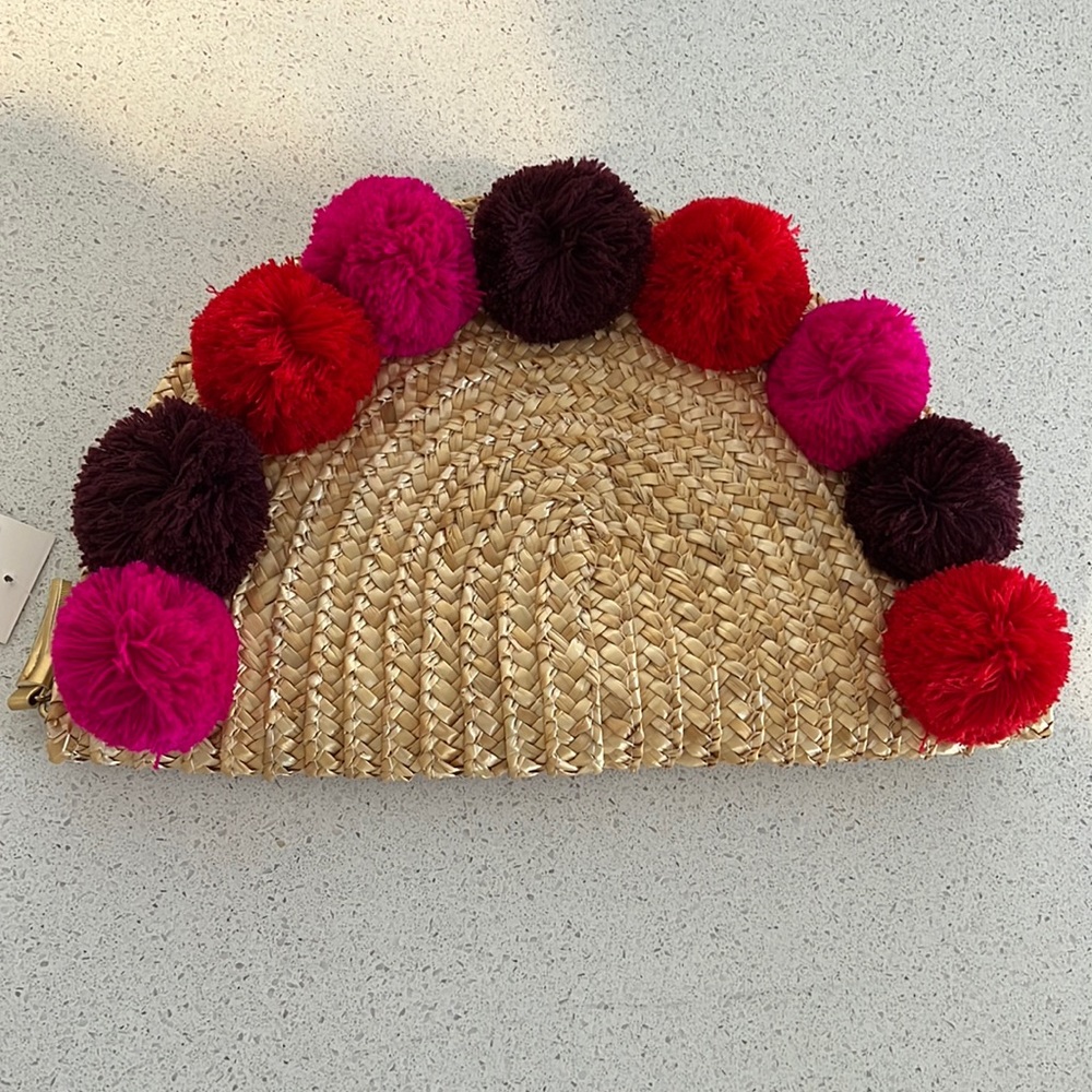 Shiraleah Pom Pom Clutch